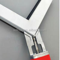 Machine de nettoyage d'angle de fenêtre en PVC/vinyle, outil électrique manuel de nettoyage d'angle UPVC pour le nettoyage des fenêtres