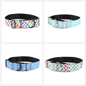 개별 도매 판매 2인치 버클 없는 그레이하운드 패턴 마틴게일 개 목걸이 - Product Image 6