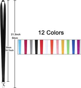 Lanyards Promocionales Personalizados con Sublimación, Cordones para Llaves con Logotipo Impreso, Cordón de Poliéster para el Cuello - Product Image 3