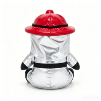 Peluche personnalisée super douce de pompier avec broderie anti-stress pour enfants, cadeau, vente en gros d'usine OEM ODM
