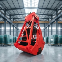 Grue de dragage mécanique motorisée ACME Bucket Four Rope avec télécommande sans fil pour excavatrices de 1 à 50 tonnes
