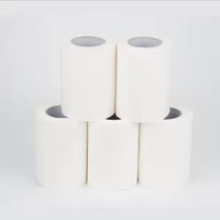 Papier toilette industriel en pâte de bois vierge, rouleaux de papier toilette bon marché en vrac, papier toilette pour hôtel avec mandrin