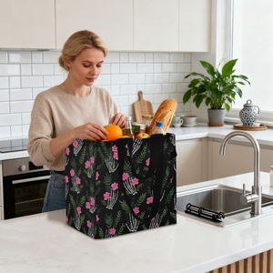 Designer Anthurium Flower Ladies <b>Canvas</b> Shoulder Hawaiian Style <b>Beach</b> Tote Bag for Grocery Shopping <b>Beach</b> Gifts - Product Image 6