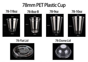 ถ้วยกาแฟแบบใสทรงอวกาศพร้อมฝาปิดและหลอดถ้วยน้ำทำจากพลาสติกใส - Product Image 2