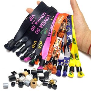 Pulseras Personalizadas para Fiestas, Pulseras de Tela Impresas por Sublimación, para Entradas a Eventos - Product Image 1