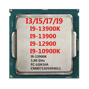 I-n-t-el i9-10900 7400t 7500 8400 9400 9400f i5 4900 9500 Bộ vi xử lý CPU lõi gốc 5.20 Máy tính để bàn 65W