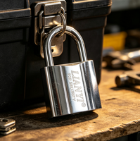 Cadenas en fer 32/38/50/63 mm à clé, haute qualité, pour stockage sécurisé – Approvisionnement direct usine