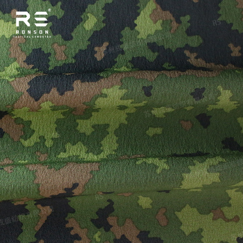 M05 Finnish Woodland Camouflage Near-Infrared Tactical Uniform 4-Way Nylon Spandex Spandura Fabric Durable CORDURA Sportswear
