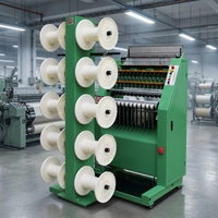 Machine de tissage de ligne centrale à faible bruit et à commande de précision pour une résistance à la traction des fermetures éclair de haute qualité avec frein automatique