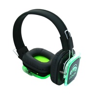 Casque et émetteur sans fil Silent Party avec nouvelles lumières LED pour une soirée disco silencieuse