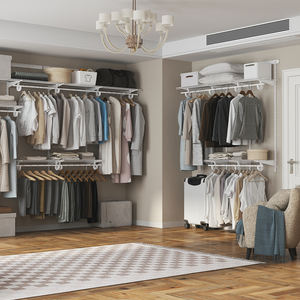 Scaffale per armadio organizzazione di stoccaggio set di fissaggio per armadio scaffale in acciaio - Product Image 1