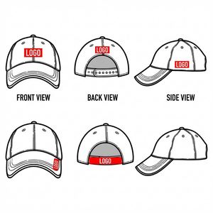 Gorras de Béisbol Personalizadas al por Mayor con Logotipo Bordado, Gorras Trucker de Algodón/Poliéster con Visera Curva, Regalos Promocionales - Product Image 2