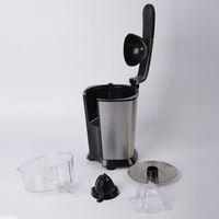 Elektrische Citruspers Machine 85W Hefboomarm Sinaasappelpers Roestvrij Staal Citruspers Twee Kegels Anti-Drip voor Thuis