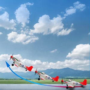 เครื่องบินบังคับวิทยุ VOLANTEXRC 76105R รุ่น <span class=keywords><strong>P51</strong></span> <span class=keywords><strong>Mustang</strong></span> 4CH พร้อมบิน  แบบเครื่องร่อน  พร้อมระบบ Xpilot Stabilization สำหรับผู้เริ่มต้น - Product Image 5