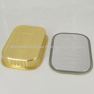 Boîte rectangulaire en aluminium 125ml 125g <span class=keywords><strong>vide</strong></span> carré 1/4 boîte de Club, prix de gros emballage en étain avec #311 pour huile de sarines crevettes - Product Image 3