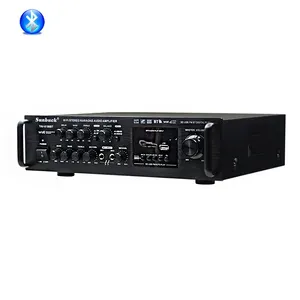 Giá Thấp 2 Microphone Đầu Vào 2.0 Kênh Karaoke Hệ Thống Âm Nhạc Xe Hơi Âm Thanh Đài Phát Thanh Tuyến Tính Bluethoos Amplifier