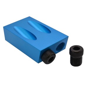 Chế Biến Gỗ Xiên Lỗ Khoan Định Vị Túi Lỗ Jig Cho Khoan 15 Độ Góc Khoan Hướng Dẫn Bộ DIY Đấm Mộc Công Cụ - Product Image 4