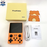 Coolrabbit-consola de juegos portátil Powkiddy Rgb20S con pantalla Ips de 3,5 pulgadas, juegos duales, regalos para niños