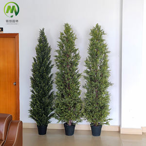 Árbol <span class=keywords><strong>de</strong></span> Ciprés Artificial <span class=keywords><strong>de</strong></span> Alta Calidad, Plantas Topiarias, Bonsái <span class=keywords><strong>de</strong></span> <span class=keywords><strong>Cedro</strong></span> Verde <span class=keywords><strong>de</strong></span> Plástico en Oferta para Fines Decorativos - Product Image 2