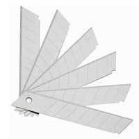Cutter utilitaire coulissant à lame cassable SK5 de haute qualité, lames noires 9mm/18mm, pour bricolage et bureau, OEM