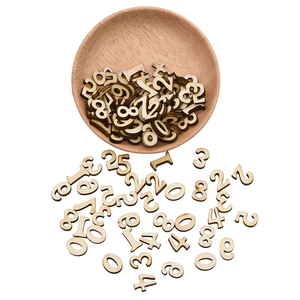 Bảng Chữ Cái Bằng Gỗ Số Trang Trí Đám Cưới Scrapbooking Quà Tặng Cardmaking Craft <span class=keywords><strong>DIY</strong></span> Trang Trí Nội Thất Gỗ Dấu Hiệu Ngẫu Nhiên Mix - Product Image 6