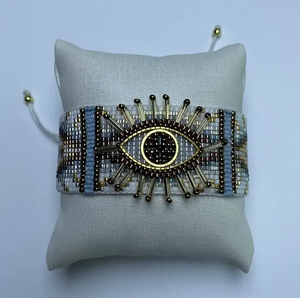 ชุดกำไลข้อมือลูกปัด Miyuki งานงานแฮนด์เมดแฟชั่นสีสัน A1769 - Product Image 4