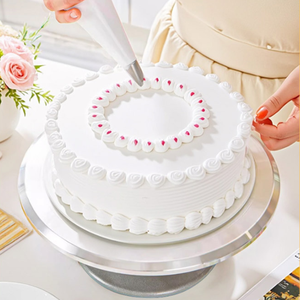Plateau tournant rond en acier inoxydable antiadhésif pour outils de pâtisserie - Product Image 2