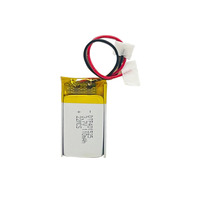 Batterie au lithium personnalisée 3,7 V, batteries au lithium-ion en pochette 401525, batterie au lithium polymère rechargeable 110 mAh pour haut-parleur
