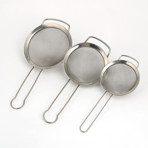 Stainless Steel Strainer 12cm Mesh Sieve For Flour Oil Separation Kitchen Use - Product Image 1