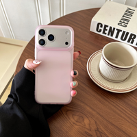 Coque de téléphone légère givrée pour iPhone 18 Pro, 17, 16, 15, 14, 13, 12, 11, Pro Plus, coque de téléphone anti-chute