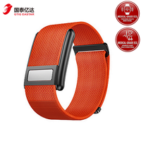 Bracelet intelligent sans écran haute performance, étanche IP68, suivi de la fréquence cardiaque et de la pression artérielle, moniteur multisports, santé IA