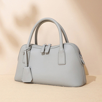 Sac Boston pour femme en cuir de vachette véritable, sac à main simple, fournisseur en gros en ligne, sac à main avec logo personnalisé, portable