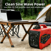 Générateur silencieux à inverseur à essence refroidi par air E-XIAPU 1kw 4 temps pour le camping en plein air