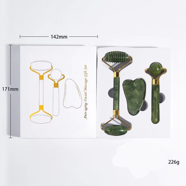 Set da 3 pezzi verde scuro