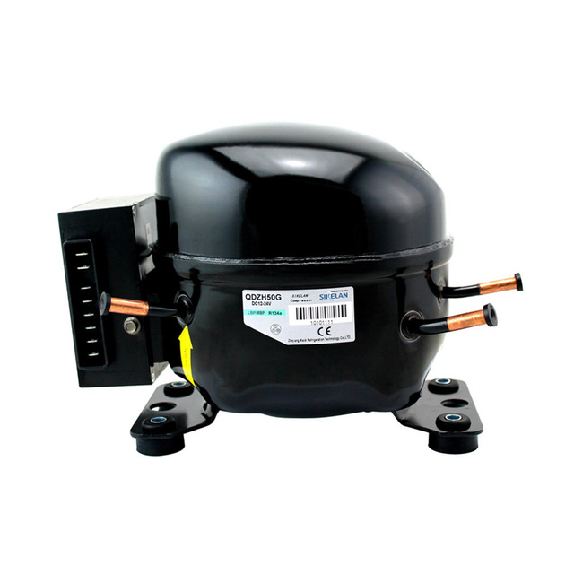 Refrigeration QDZH50G R134a DC 12V Compressor 163W Dual Inverter AC Fridge Compressor Refrigerator Parts
