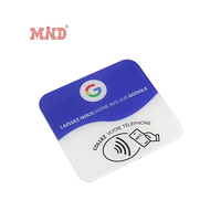 Personalisierte Druckplatte NFC Google Bewertung Acryl Karten NFC Tag mit QR Code