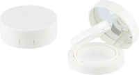 A015 Boîtier compact rond blanc de haute qualité vide pour BB crème et fond de teint, étui à coussin d'air pour cosmétiques couleur nude - Prix