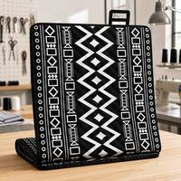 Sac à dos ethnique à motifs géométriques, sac à dos de voyage tribal bohème, sac à dos de style vintage