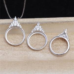 ต่างหูเงินแท้ S925 ประดับมุก แบบ DIY สำหรับผู้หญิง ชิ้นงานกึ่งสำเร็จรูป ฝังมุก 1154 อุปกรณ์ทำเครื่องประดับ - Product Image 1