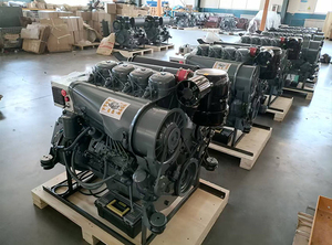 4 Cyl air Compressor Mini Farming Grinding Cornmeal Chaff Cutter Stone Wood Crusher Machine diesel Engine for deutz F4L913 - Product Image 4