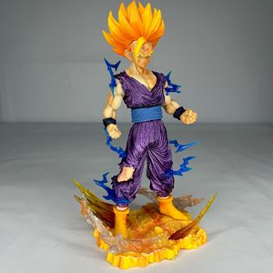 Figura de <span class=keywords><strong>Gohan</strong></span> <span class=keywords><strong>Super</strong></span> <span class=keywords><strong>Saiyan</strong></span> <span class=keywords><strong>2</strong></span> de DBZ, 25 cm, Modelo con Daños de Batalla, Base con Efecto de Rayo, Estatua de Anime de PVC, Juguete Coleccionable - Product Image 2