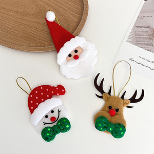 Set <span class=keywords><strong>di</strong></span> Ornamenti Natalizi in Feltro <span class=keywords><strong>di</strong></span> Alta Qualità, Decorazioni per Albero <span class=keywords><strong>di</strong></span> <span class=keywords><strong>Natale</strong></span> Non Rompibili in Tessuto per Aula, Asilo e Casa - Product Image 3