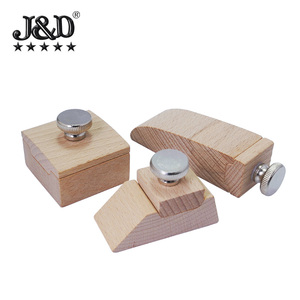 Support de papier abrasif en bois de hêtre pour le ponçage des bords, le façonnage des bords en cuir et le polissage des bords, pour le bricolage manuel - Product Image 2