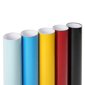 Film d'emballage de voiture en vinyle ultra brillant amovible super extensible de 1.52x18 verges pour autocollant de carrosserie - Product Image 1