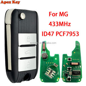 Chip ID47 de 433Mhz 7953 para MG HS ZTS ZS MG3 MG6 MG5 RX5 RX8 i5 i6, llave inteligente para coche con control remoto, 3 botones, llavero automático. - Product Image 1