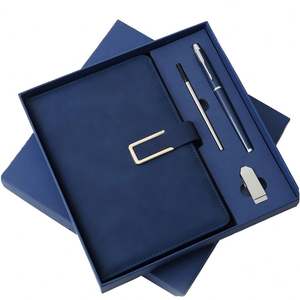 Regalos Promocionales Empresariales, Cuaderno A5, Memoria USB, Bolígrafo Recargable, Logotipo Personalizable, Set de Regalo Corporativo, Hecho a Mano - Product Image 4