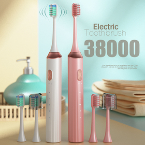 Cepillo de Dientes Sónico Inalámbrico Recargable por USB, Resistente al Agua IPX7 para Adultos, con Cerdas Suaves y Cabezales de Repuesto para Blanqueamiento Dental - Product Image 3