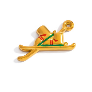 จี้ห้อยคอธีมกีฬา ซีรีส์สแตนเลสสตีล เครื่องประดับอเนกประสงค์ ของขวัญสำหรับทุกเพศ จี้ DIY - Product Image 2