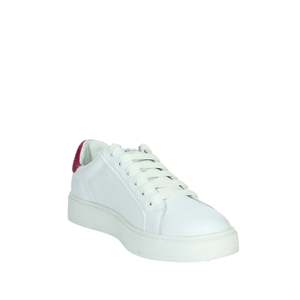 Sneakers Gaelle Paris Bianco Fucsia Glitter Heel, chaussures en toile tendance pour femmes - Product Image 5
