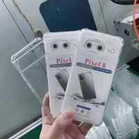 Coque arrière antichoc transparente en TPU de 1,5 mm avec coins à coussin d'air pour Google Pixel 6 7 8 9A 10 Pro XL